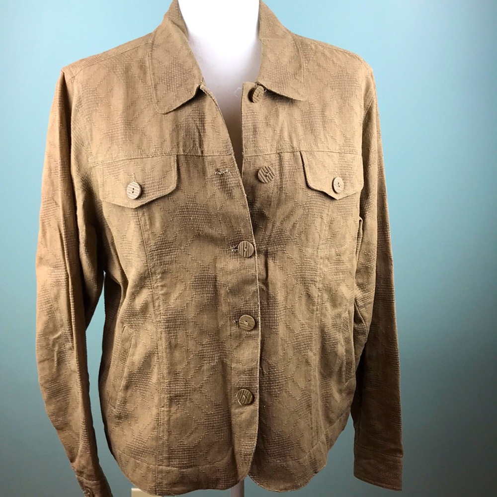 Coldwater Creek Tan Jacket L